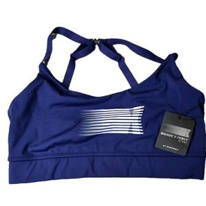 Savage X Fenty Band-It Low Impact Sports Bra over It Blue‎ Size XL NWT